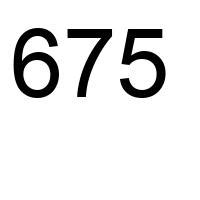 675 prefijo|Número 675: propiedades matemáticas y simbólicas .